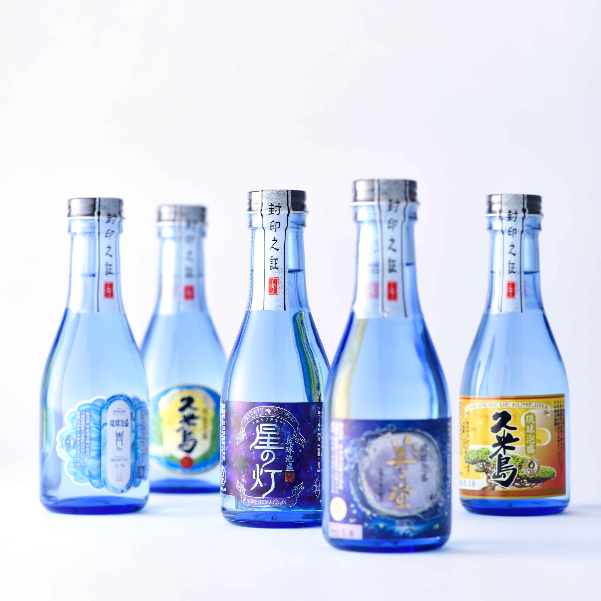 5銘柄飲み比べセット180ml – YONESHIMA SHUZO Co.,Ltd